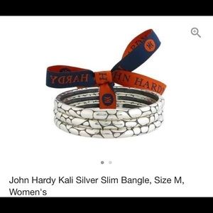 John Hardy Kali Silver Slim Bangles